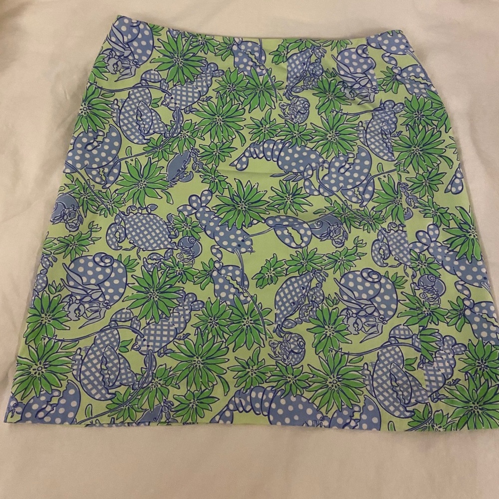 Lilly Pulitzer Lobster Shift Skirt